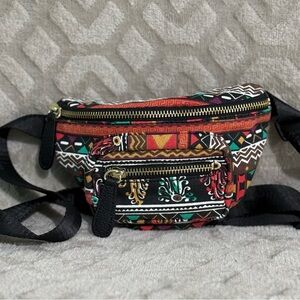 Forever 21 Dutch Wax Fanny Pack In Multicolor (Black/Multi) | Lyst